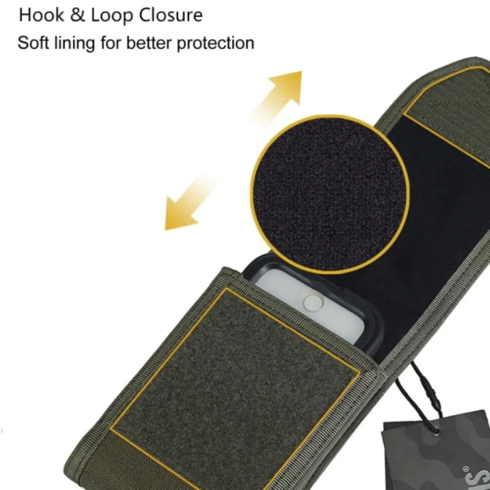Tactical Universal Phone Holster Cell Phone Pouch Belt Holder